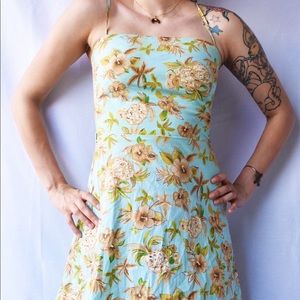 Tropical floral dress